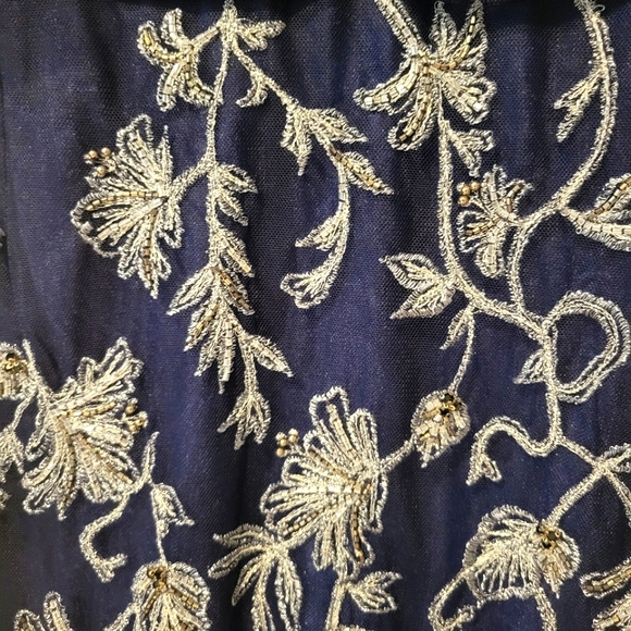 Marchesa Blue Ombre Evening Gown - Picture 6 of 11